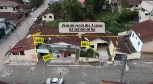3 Casas a venda no centro de São Francisco Xavier